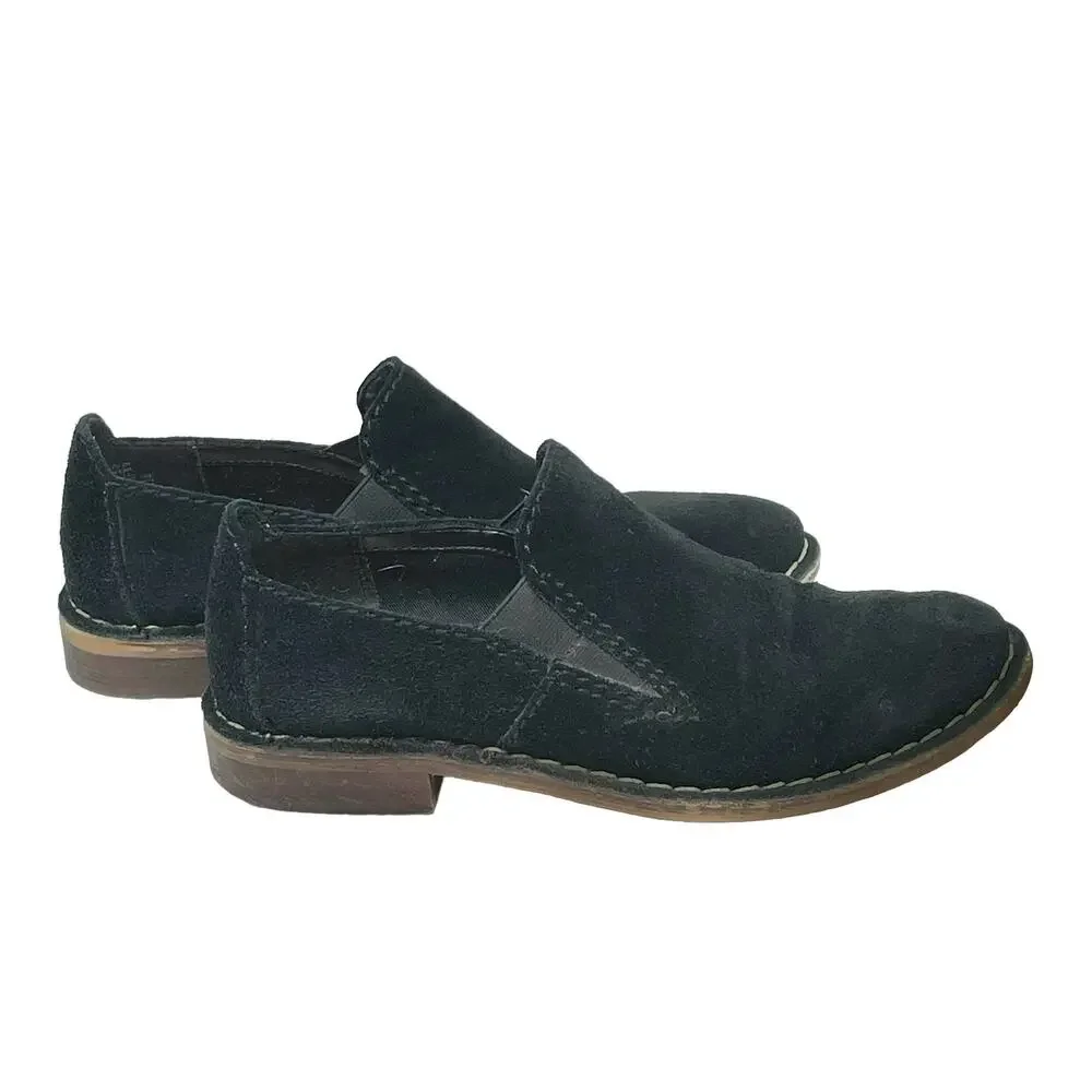 Clarks Size 6.5 Somerset Black Suede Cabaret City Loafers